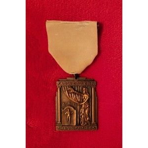 Far Western AAU Championships One Mile Run 1934 Winner's Medal F Benavidez